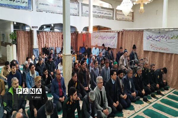 برگزاری نمازجمعه در شهرستان مانه شهر  پیش قلعه