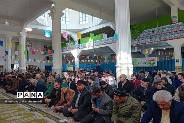 حضور مدیرکل آموزش پرورش در نمازجمعه شهر آشخانه