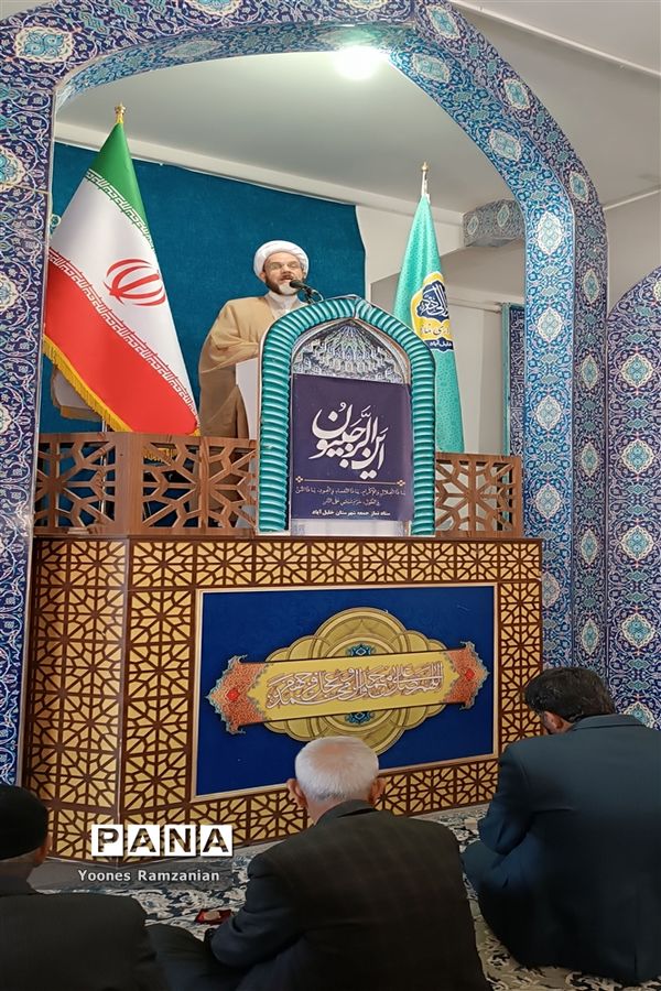 برگزاری نماز عبادی سیاسی جمعه در شهرستان خلیل آباد