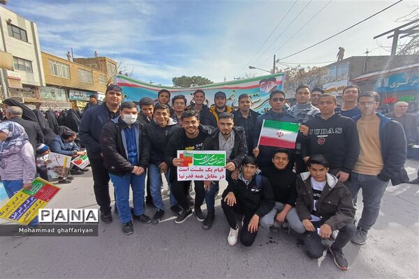 حماسه راهپیمایی یوم الله 22 بهمن در شهرستان تربت‌جام