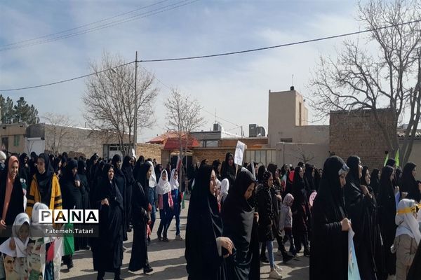 راهپیمایی ۲۲ بهمن در شهرستان بام و صفی‌آباد