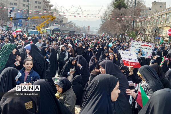 راهپیمایی یوم‌الله ۲۲ بهمن ماه سال ۱۴۰۲ در مشهد