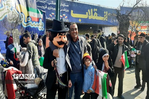 راهپیمایی ۲۲ بهمن شهر قزوین