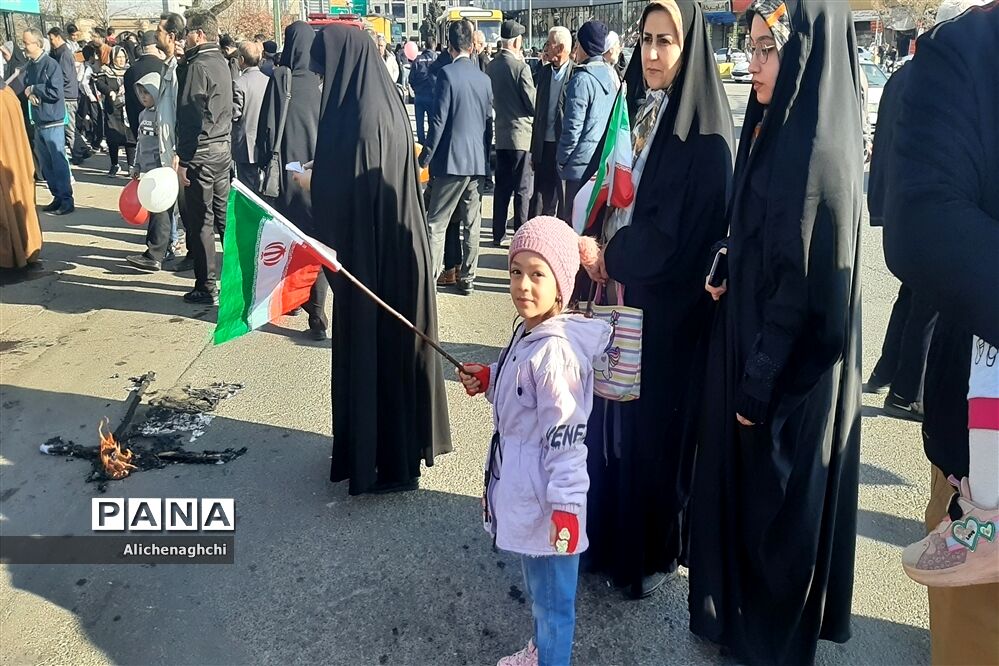 راهپیمایی ۲۲ بهمن شهر قزوین