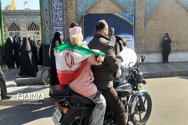 راهپیمایی ۲۲ بهمن شهر قزوین