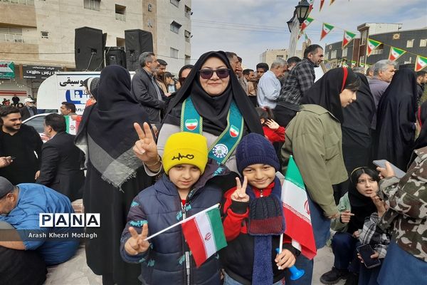 مراسم راهپیمایی یوم الله ۲۲ بهمن در کازرون