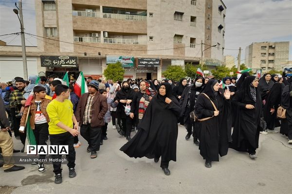 مراسم راهپیمایی یوم الله ۲۲ بهمن در کازرون