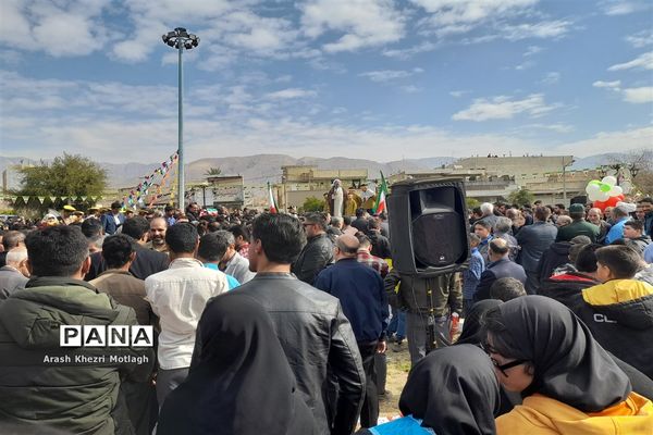 مراسم راهپیمایی یوم الله ۲۲ بهمن در کازرون