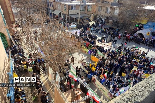 راهپیمایی با شکوه۲۲بهمن در شهرستان کلات