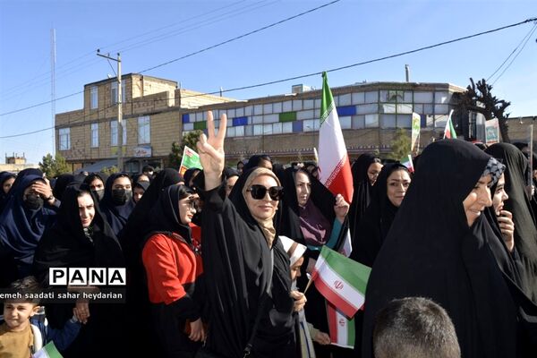 راهپیمایی با شکوه۲۲بهمن در شهرستان کلات
