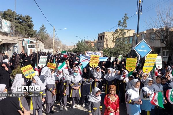 راهپیمایی با شکوه۲۲بهمن در شهرستان کلات