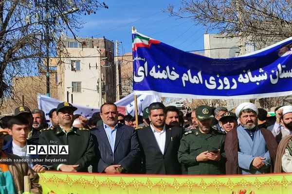 راهپیمایی با شکوه۲۲بهمن در شهرستان کلات