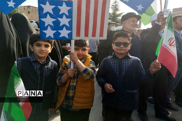 راهپیمایی ۲۲ بهمن در شهرستان میاندورود