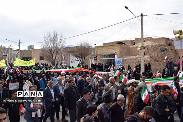 راهپیمائی یوم الله 22 بهمن دربهاباد