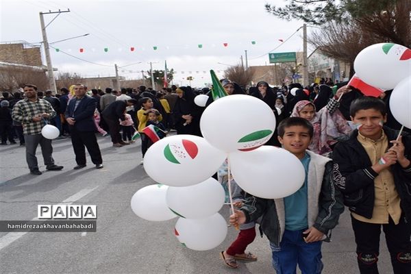 راهپیمائی یوم الله 22 بهمن دربهاباد