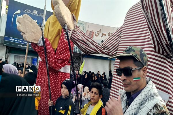 راهپیمایی یوم الله ۲۲ بهمن در شهرستان کاشمر