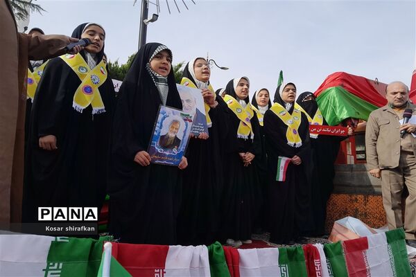 راهپیمایی یوم الله ۲۲ بهمن در شهرستان کاشمر