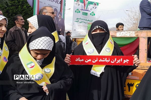 راهپیمایی یوم الله ۲۲ بهمن در شهرستان کاشمر