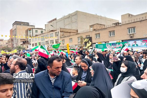 راهپیمایی ۲۲ بهمن در اهواز