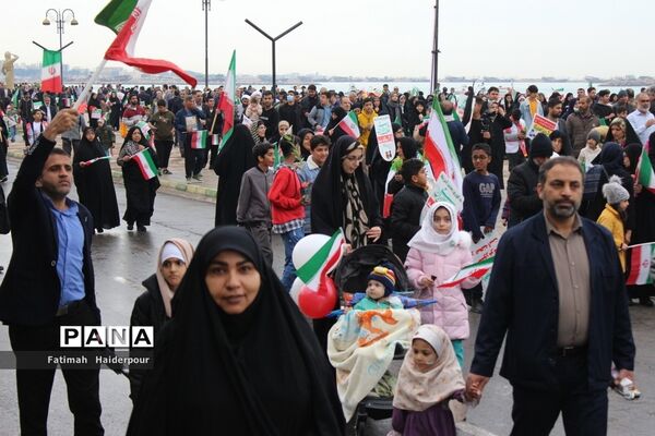 راهپیمایی ۲۲ بهمن در بوشهر