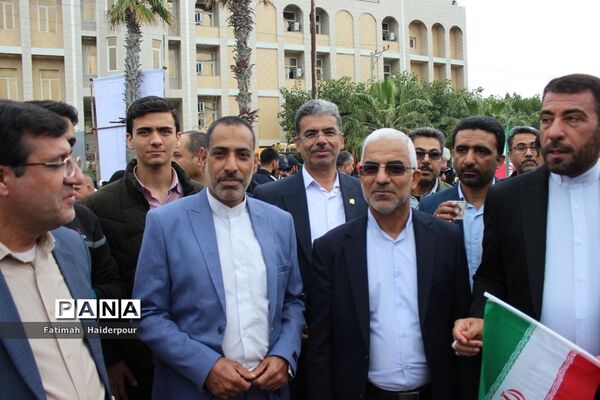 راهپیمایی ۲۲ بهمن در بوشهر