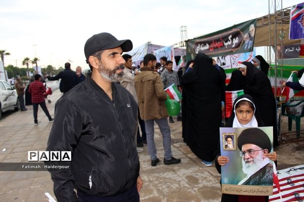 راهپیمایی ۲۲ بهمن در بوشهر
