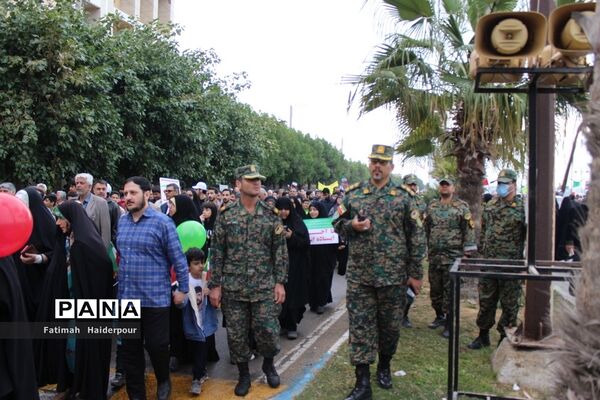راهپیمایی ۲۲ بهمن در بوشهر
