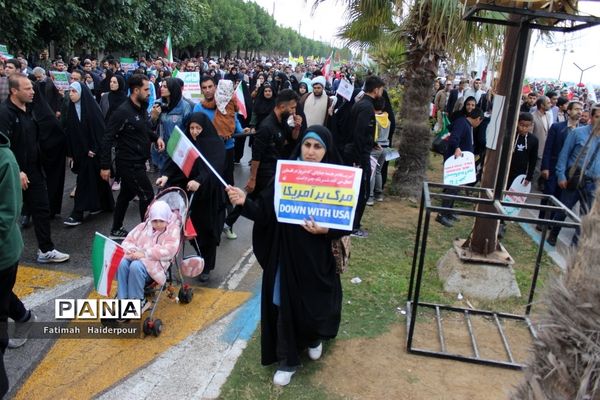 راهپیمایی ۲۲ بهمن در بوشهر