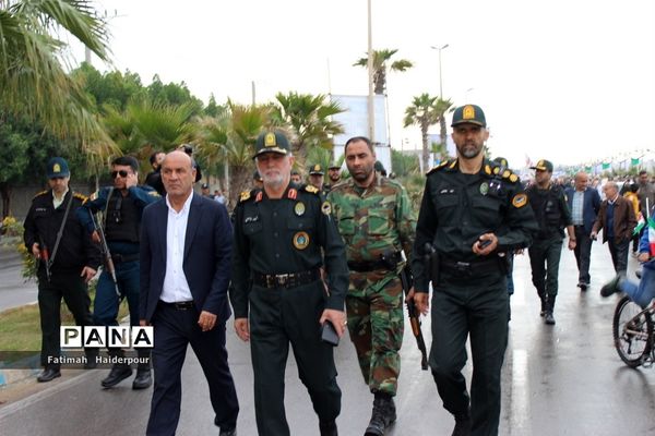 راهپیمایی ۲۲ بهمن در بوشهر