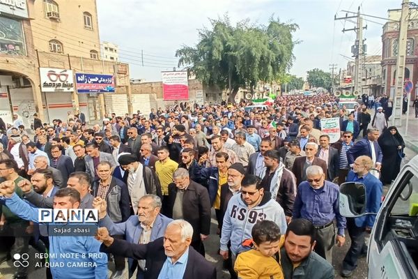 راهپیمایی ۲۲ بهمن در شوشتر