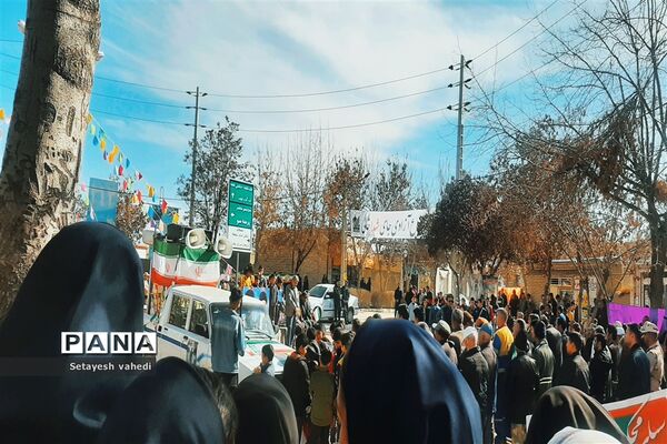 راهپیمایی ۲۲ بهمن در غلامان
