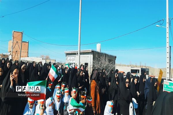 راهپیمایی ۲۲ بهمن در غلامان
