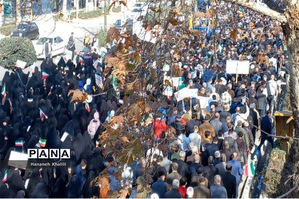 راهپیمایی ۲۲ بهمن در آمل