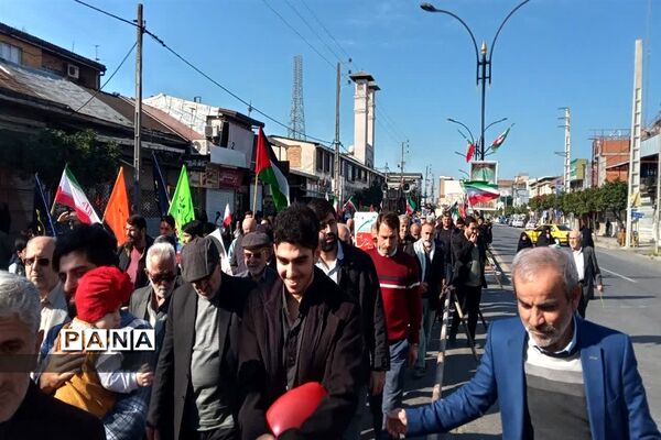 راهپیمایی ۲۲ بهمن در فریدونکنار