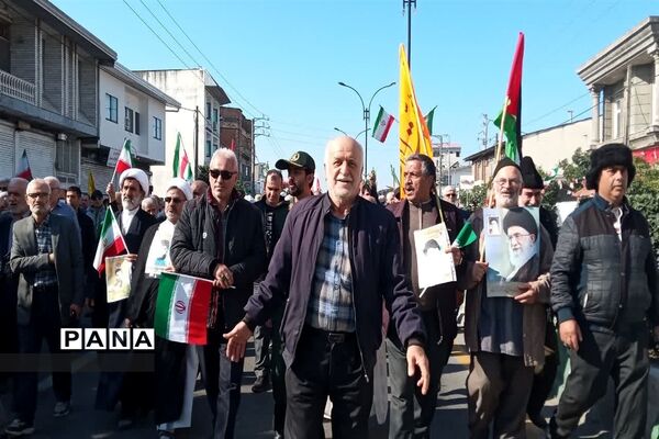 راهپیمایی ۲۲ بهمن در فریدونکنار