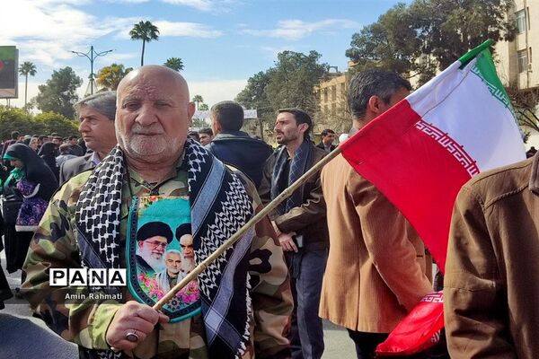 راهپیمایی 22 بهمن در شیراز