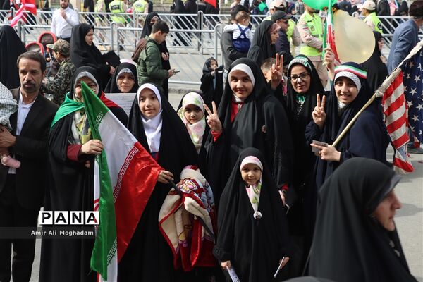 راهپیمایی 22 بهمن در مشهد