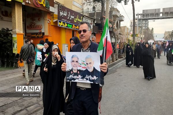 راهپیمایی 22 بهمن 1402 در شیراز