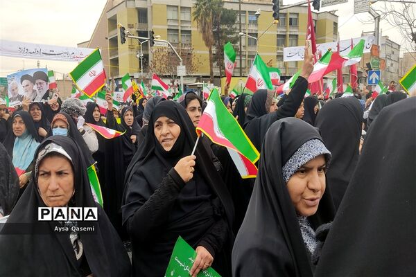 راهپیمایی 22 بهمن 1402 در شیراز