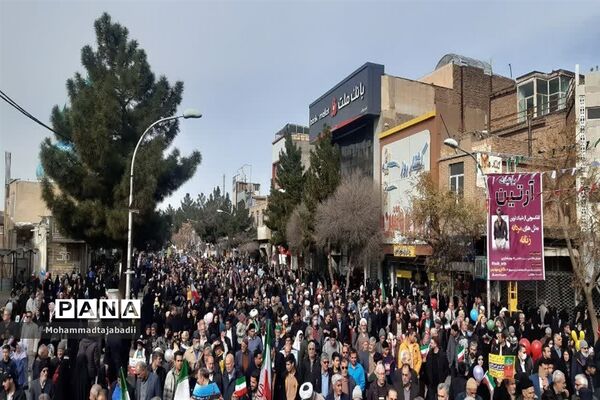 مراسم راهپیمایی یوم الله 22 بهمن در شهرستان سبزوار