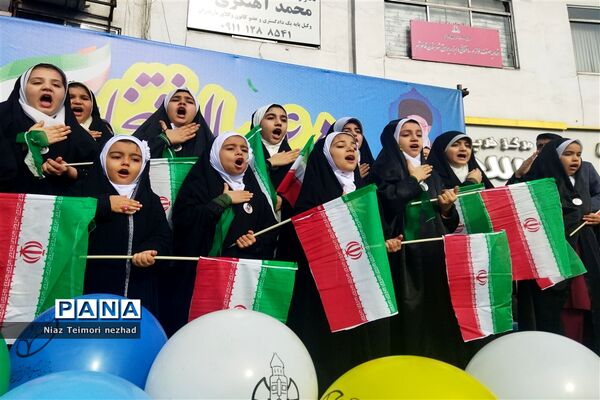 راهپیمایی ۲۲ بهمن در  قائمشهر