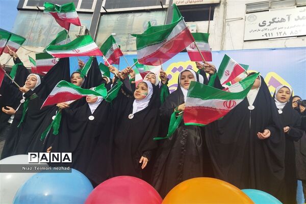 راهپیمایی ۲۲ بهمن در  قائمشهر