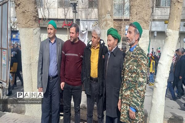 راهپیمایی ۲۲ بهمن ماه در طرقبه و شاندیز