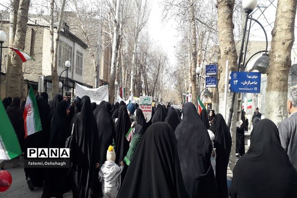 راهپیمایی ۲۲ بهمن ماه در طرقبه و شاندیز