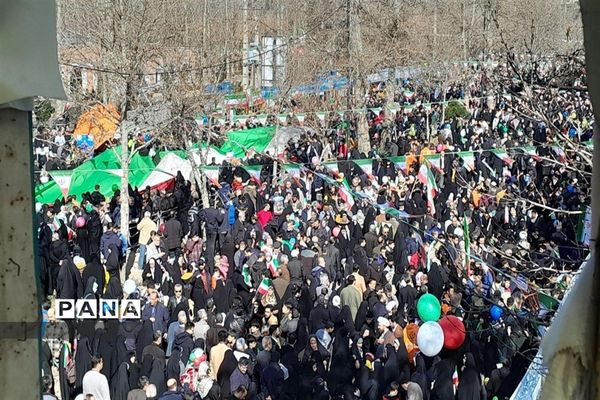 راهپیمایی یوم الله۲۲ بهمن در کرج