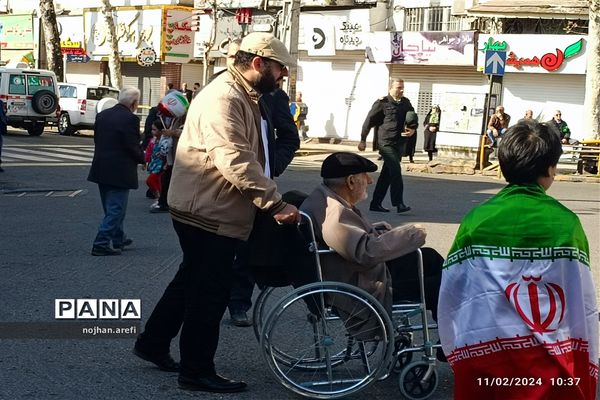 راهپیمایی 22 بهمن در لاهیجان