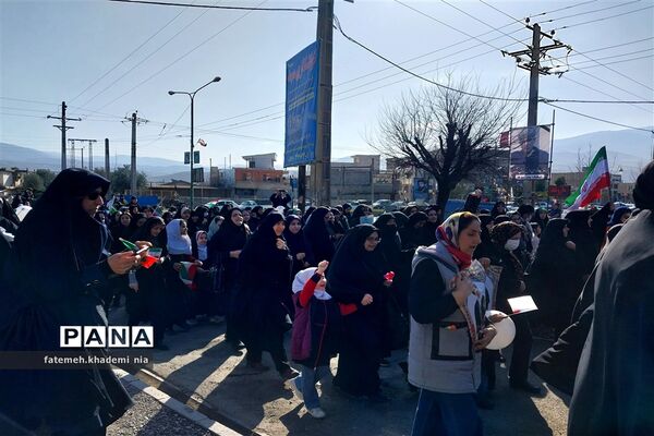 راهپیمایی 22 بهمن  در رودبار