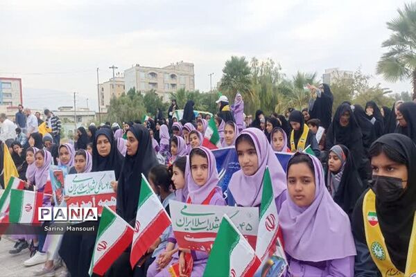 راهپیمایی ۲۲ بهمن  در عسلویه