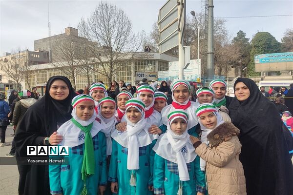 راهپیمایی 22 بهمن در نیشابور