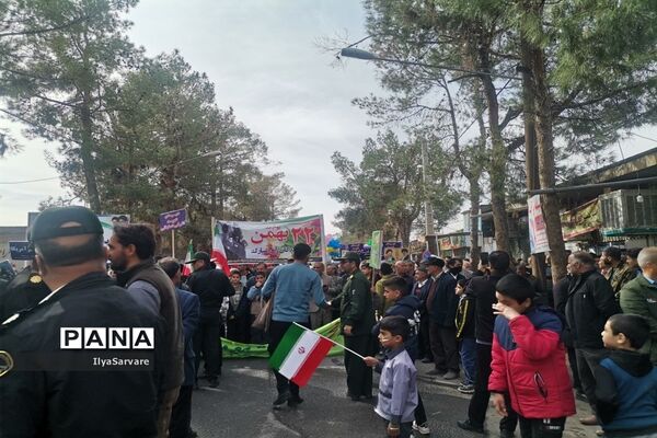 راهپیمایی یوم الله ۲۲ بهمن در خلیل آباد